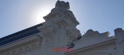 Fațada de Nord a Cazinoului din Constanța finalizată și dezvelită