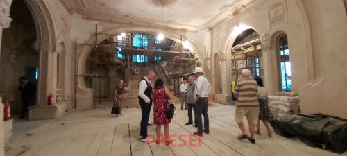 Fațada de Nord a Cazinoului din Constanța finalizată și dezvelită