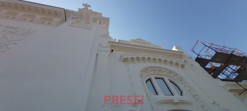 Fațada de Nord a Cazinoului din Constanța finalizată și dezvelită