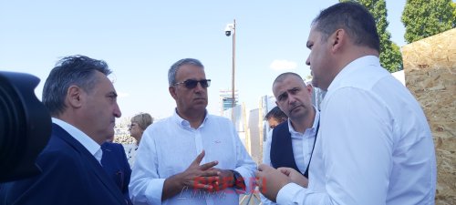 Fațada de Nord a Cazinoului din Constanța finalizată și dezvelită