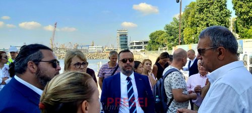Fațada de Nord a Cazinoului din Constanța finalizată și dezvelită