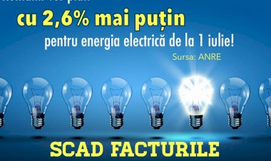 Facturi mai mici la curentul electric