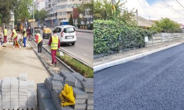 Trasee pietonale recondiționate, străzi asfaltate și noi locuri de parcare pentru constănțeni