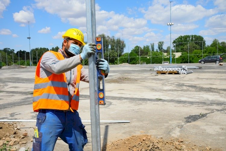 Lucrările continuă pe stadionul „Gheorghe Hagi” din Constanța