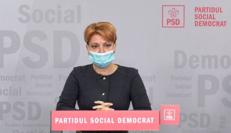 Olguţa Vasilescu: Lege făcută de PSD. Bani europeni pentru angajări, disponibili