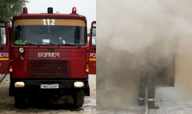 Foto: Incendiu la subsolul unui hotel din Mamaia Nord. Personalul s-a autoevacuat