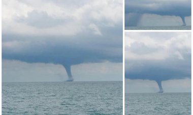 O tornadă a fost fotografiată în Delta Dunării