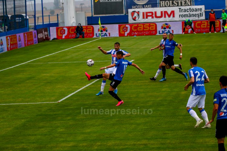 Viitorul rămâne primul loc în play-out-ul Ligii I după victoria cu 2-1 în fața echipei Poli Iași