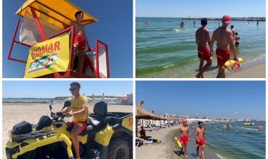 Aproximativ 120 de salvamari vor supraveghea plajele din Mamaia şi Constanţa