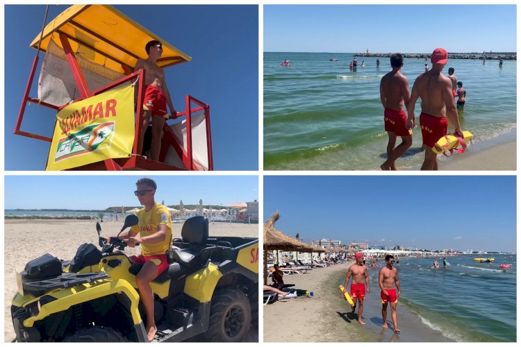 Aproximativ 120 de salvamari vor supraveghea plajele din Mamaia şi Constanţa