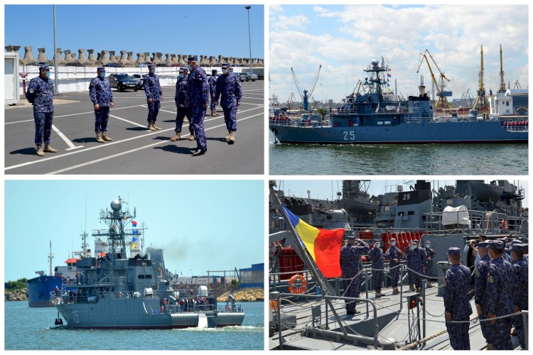 Dragorul maritim Locotenent Lupu Dinescu execută misiuni NATO în Marea Neagră
