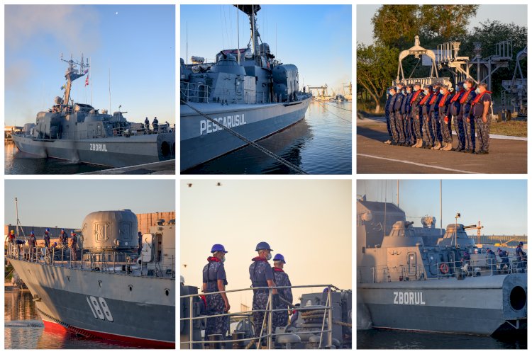 Trei nave militare românești, la un exercițiu în Marea Neagră organizat de Bulgaria