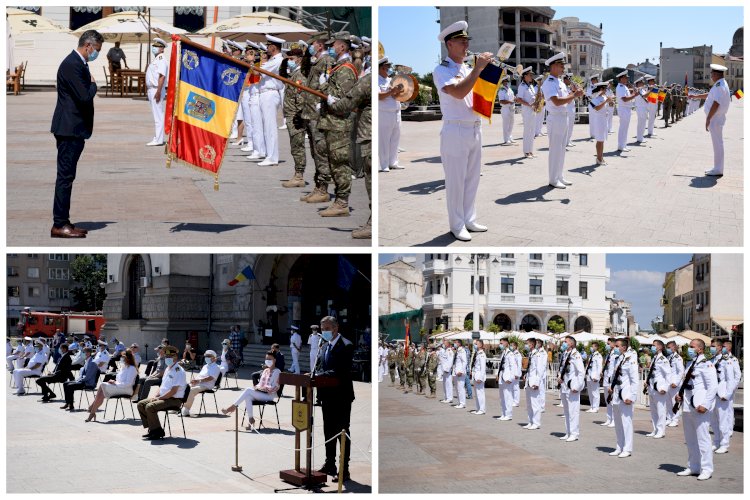 Foto: Ziua Imnului Naţional a fost marcată la Constanţa printr-un ceremonial militar