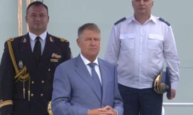 Iohannis: Forţele Navale sunt parte importantă a Armatei, acţionează pentru ca mările şi oceanele să fie mai sigure