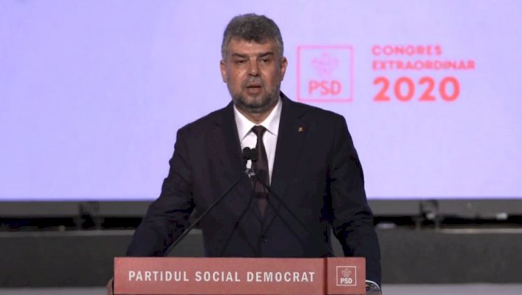 Marcel Ciolacu a fost ales preşedinte al Partidului Social Democrat