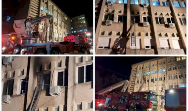 Incendiu la Secția ATI din Piatra-Neamț. Opt pacienți au decedat. Erau bolnavi de COVID-19 și intubați