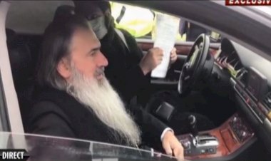 ÎPS Teodosie, oprit de filtrul de poliţie în drum spre Peştera Sf. Andrei. Teodosie a spus că îi aşteaptă pe români cu inimăbună