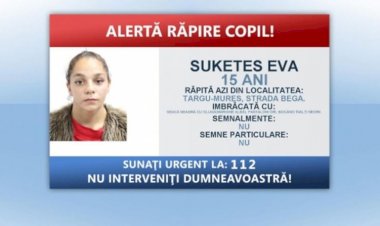 Minoră de 15 ani, răpită în Târgu Mureș, chiar de lângă unchiul ei. A fost activată o celulă de criză