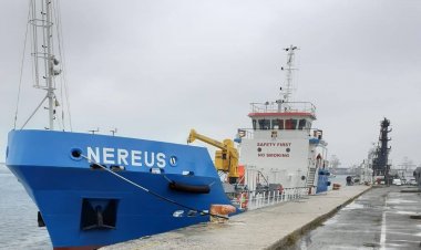 Noua navă tanc autopropulsată a CN APM, în probe tehnice în Portul Constanța
