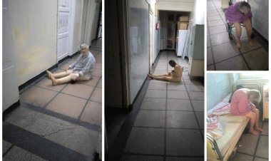 Șocant: Bolnavi de Covid stau dezbrăcați, pe holuri, în mizerie. Sancțiuni pentru Spitalul Groazei din Reşita