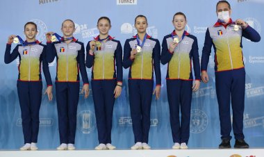 România, medaliată cu aur și argint, la Europenele de Gimnastică de la Mersin
