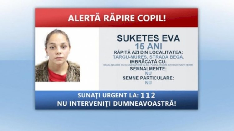 Minoră de 15 ani, răpită în Târgu Mureș, chiar de lângă unchiul ei. A fost activată o celulă de criză