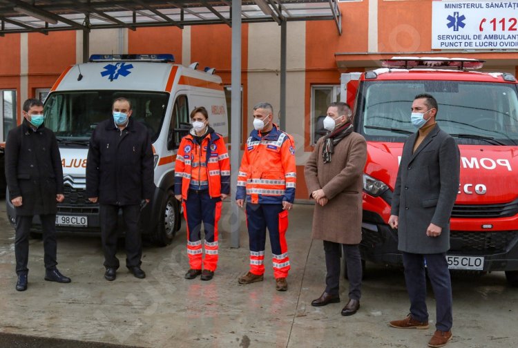 FOTO Noua Substație de Ambulanță Ovidiu a intrat, de astăzi, în funcțiune