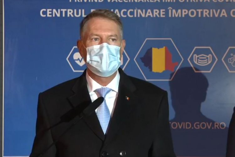 Iohannis: Până în vară vom termina prima campanie de vaccinare