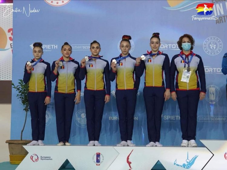 Argint pentru echipa României la Campionatele Europene de gimnastică artistică