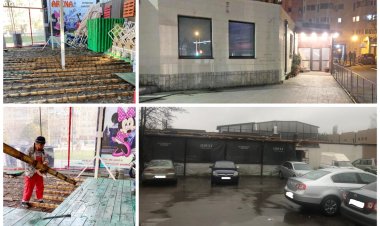 Proprietarii teraselor amenajate abuziv au început demolarea