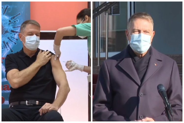 Iohannis, după ce s-a vaccinat anti-COVID-19: Vaccinarea și restricțiile, soluția pentru ieșirea din pandemie