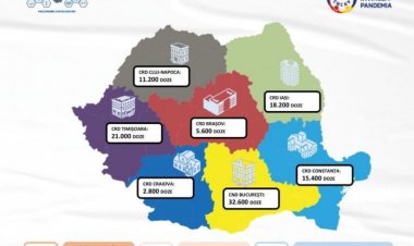 CNCAV: 106.800 doze de vaccin Moderna vor ajunge vineri în România
