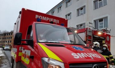 Un nou incendiu la un spital din România, 71 de persoane au fost evacuate