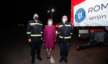 Maia Sandu mulțumește României pentru cele 50.400 doze de vaccin anti-COVID