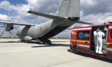 Călugări răniți grav în urma unei explozii, transportaţi în Germania cu o aeronavă militară