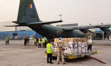 Avionul militar cu ajutoarele de urgență, trimise de România în India au ajuns la New Delhi