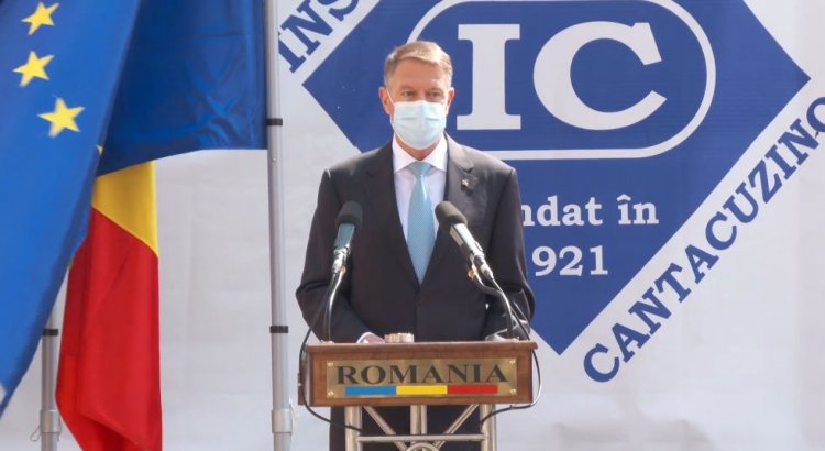 Iohannis: Institutul Cantacuzino rămâne un înalt reper al cercetării medicale românești