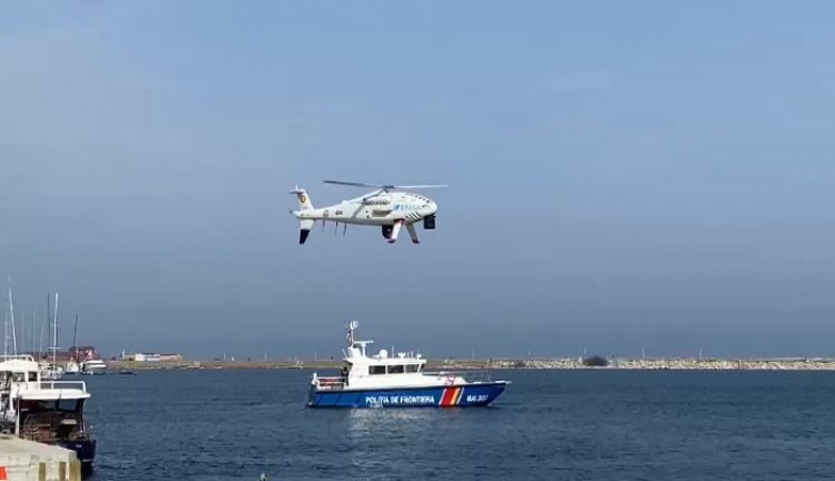 O dronă de mari dimensiuni va supraveghea zona de coastă a Mării Negre