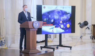 Iohannis, de Ziua Astronomiei: Este un domeniu care m-a pasionat dintotdeauna. Planeta noastră are resurse finite