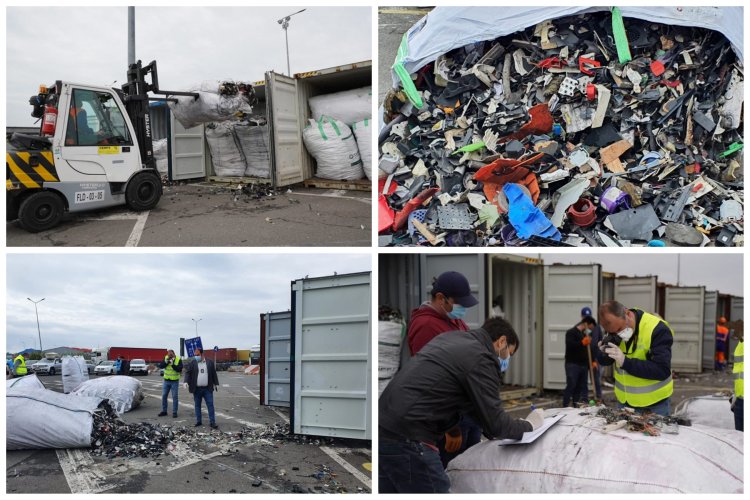 România, groapa de gunoi a Europei. Alte 15 containere cu deșeuri, descoperite în Portul Constanța