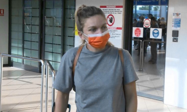 Simona Halep, la revenirea în țară: Obiectivul meu este să fiu bine la Olimpiadă