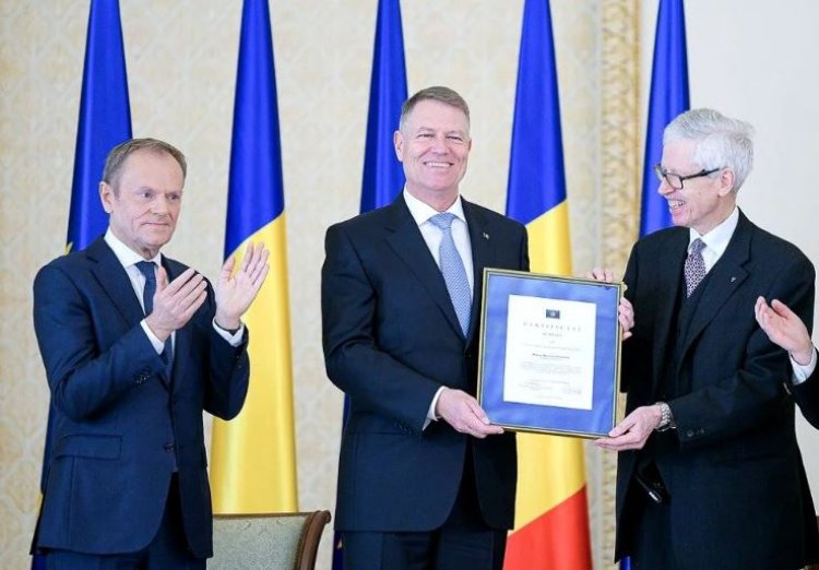 Preşedintele Klaus Iohannis a primit premiul european Coudenhove-Kalergi