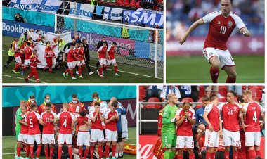 Momente dramatice la Euro 2020. Jucător prăbușit pe tern. UEFA a amânat jocul