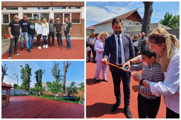 Grădina Senzorială Adi Bărar a CSEI Maria Montessori, a fost inaugurată oficial