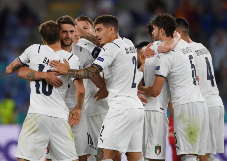 Italia a învins-o pe Turcia, scor 3-0, în primul meci de la Euro 2020