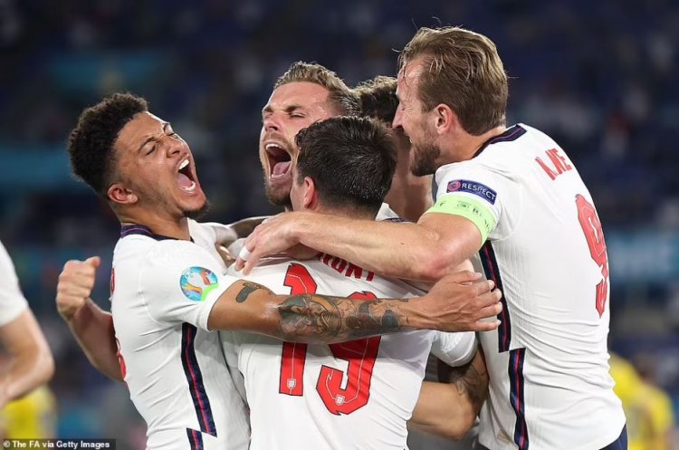 EURO 2020: Ucraina - Anglia 0-4. Englezii fac spectacol şi se califică în semifinalele turneului final