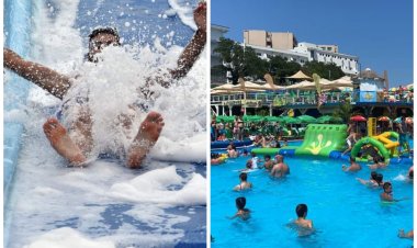 Spumă pe tobogane, concursuri și multă adrenalină, la Eforie Aqua Park