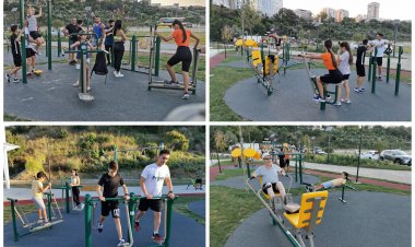 A fost inaugurat primul parc de fitness de pe plaja Modern din Constanța