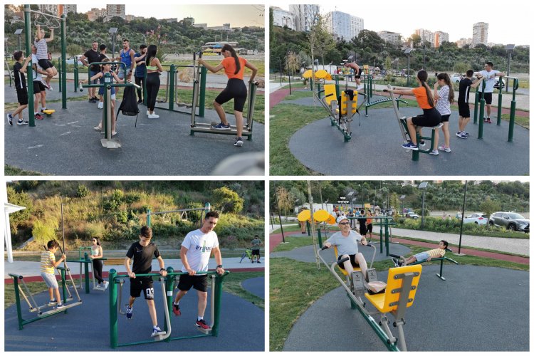 A fost inaugurat primul parc de fitness de pe plaja Modern din Constanța