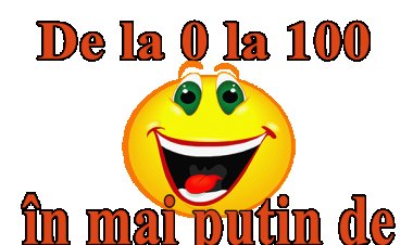 Incredibil, de la 0 la 100 în mai puţin de o secundă